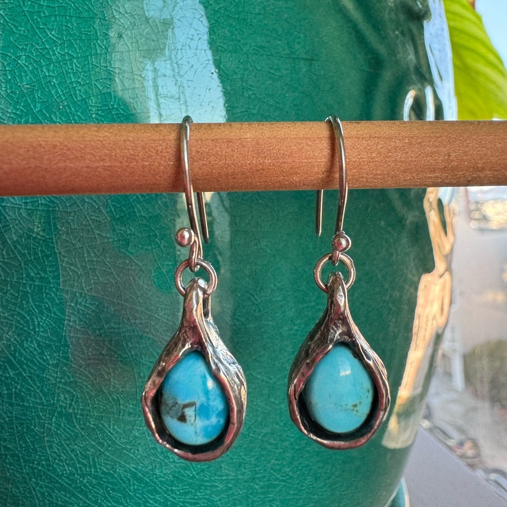 Sterling Silver and Turquoise Earrings